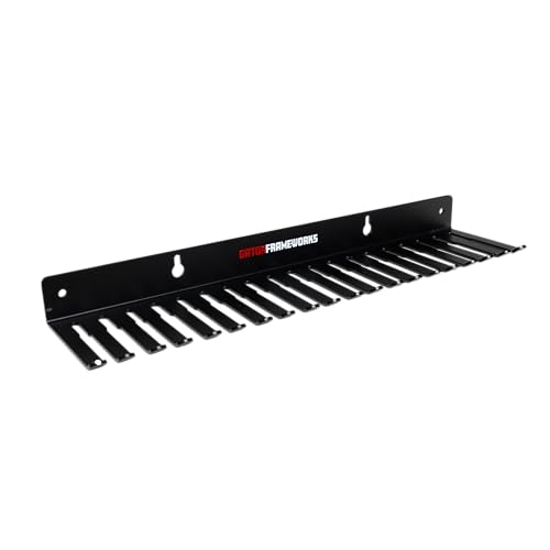 Gator Frameworks Wall Mountable Cable Hanger and Organizer with 19 Cable Slots, Ranges from 5-9mm Spaces (GFW-CABLEHANGER) - style: (19) Cable Slots