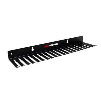 Gator Frameworks Wall Mountable Cable Hanger and Organizer with 19 Cable Slots, Ranges from 5-9mm Spaces (GFW-CABLEHANGER) - style: (19) Cable Slots
