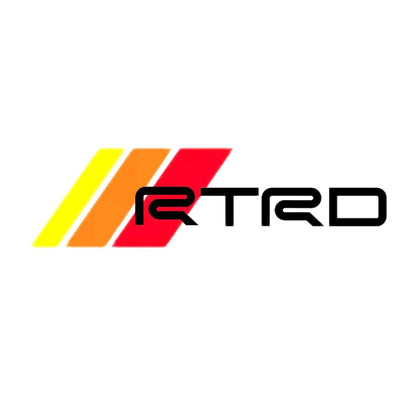 RTRD Sticker Decal – 10" × 3" High-Gloss Weatherproof Vinyl, Bubble-Free Automotive Grade. (1, 1) - size: 1