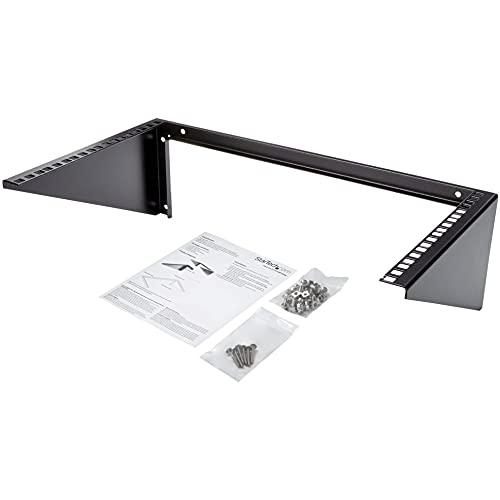 StarTech 6U Vertical Wall-Mount Patch Panel Rack, 19in, TAA (RK619WALLV) - size: 6U