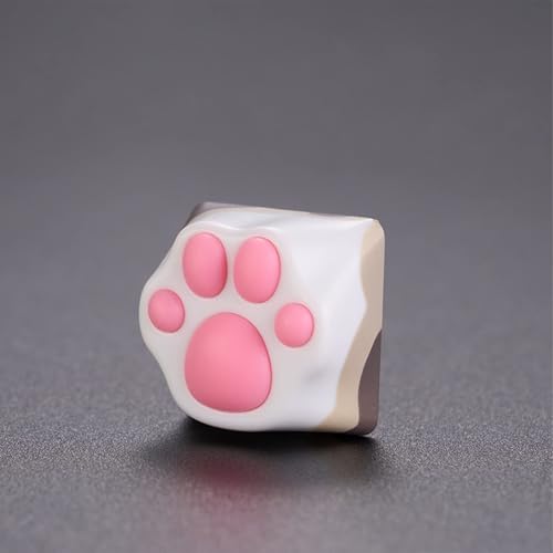 SYA ZOMOPLUS Cute Keycaps,Novelty Cat-Claws Keycap 3D Model OEM Profile Keyboard Keycaps Custom Key Caps for Cherry MX Switches Mechanical Gaming Keyboard Catpaw ESC-Key Keycap(Ragdoll1pcs) - color: Ragdoll-1pcs