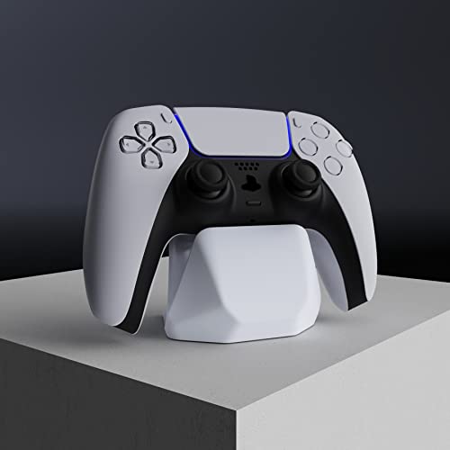 PlayVital Universal Controller Stand for Nintendo Switch 2 Pro & Switch Pro, Gamepad Stand for ps5 & ps4 Controller, Display Stand Holder forXbox Series X/S Controller - White - color: White