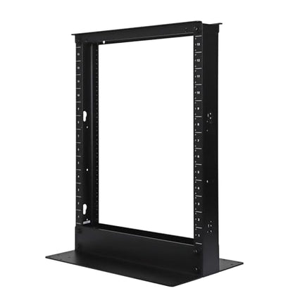 Aeons 13U 2 Post Open Frame Server Network Relay Rack for 19 Inch Networking Data & IT Devices A/V Equipment, Durable 2-Post Rack 13 U Aluminum Extrusion, Black - style: 13U-2Post-AL