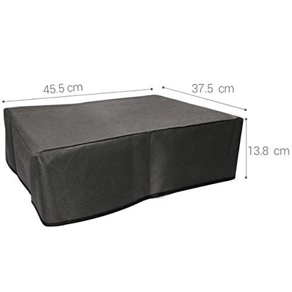 kwmobile Dust Cover Compatible with HP Envy 4525 - Printer Case - Fabric Protector Cover - Dark Grey