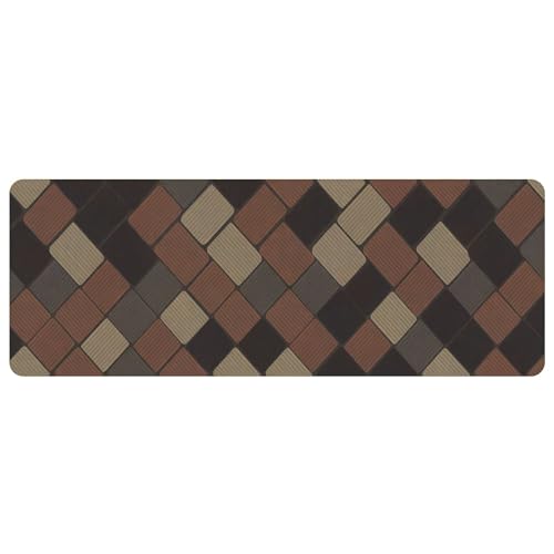 Leather Minimalist Desk Pad, Colorful Art Mouse Pad Large Computer Keyboard Gaming Mousepad Waterproof Desktop Protector & Cover, Decorative PU Leather Laptop Mouse Mat Home Decor 10 x 25.6 inch C65 - color: colorful-15