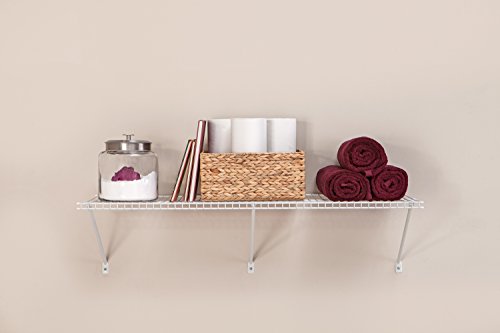 ClosetMaid Multi-Purpose Ventilated Wire Shelf Kit, 4 Ft. by 16in., White