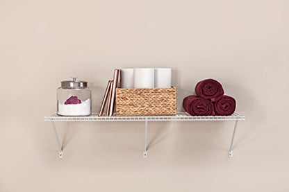 ClosetMaid Multi-Purpose Ventilated Wire Shelf Kit, 4 Ft. by 16in., White