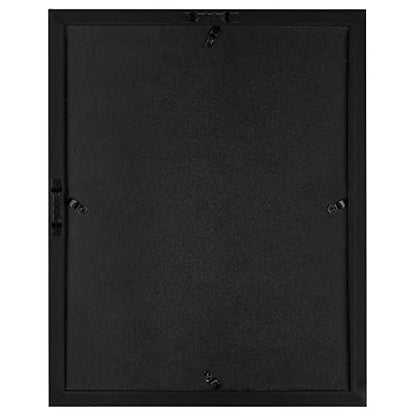 Americanflat 11x14 Shadow Box Frame with Shatter-Resistant Glass - Silhouette Collection - Large Shadow Box Display Case for Tabletop and Wall Display - Black with Soft Felt Back - color: Black, size: 11x14