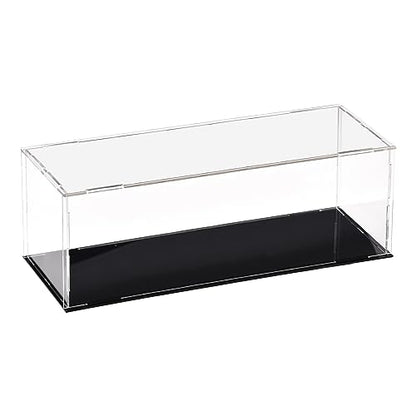 uxcell Acrylic Clear Display Case Box Dustproof Protection Showcase Cube Collectibles Show Box 11.8x3.9x3.9inch - size: 11.8x3.9x3.9inch