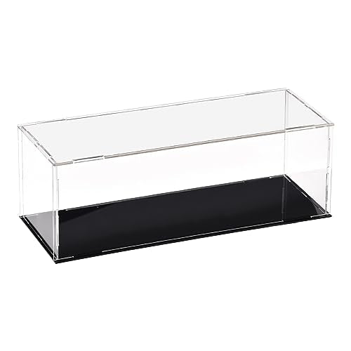 uxcell Acrylic Clear Display Case Box Dustproof Protection Showcase Cube Collectibles Show Box 11.8x3.9x3.9inch - size: 11.8x3.9x3.9inch