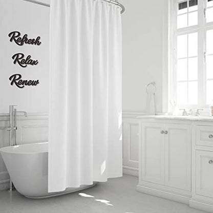 3 Pieces Bathroom Decor Black Wooden Bath Room Sign Bathroom Wall Art Farmhouse Relax Renew Refresh Sign (black) - color: Black