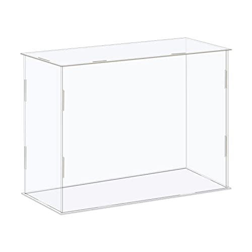 MECCANIXITY Acrylic Display Case Box Clear Dustproof Protection Showcase 10x4.3x8.3 Inch for Collectibles Display - size: 10x4.3x8.3 Inch