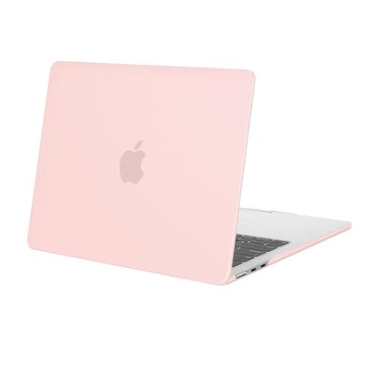 MOSISO Compatible with MacBook Air 13 inch Case M5 2026 M4 2025 M3 M2 2024-2022 A3449 A3240 A3113 A2681, Scratches-Resistant Protective Hard Shell for MacBook Air 13.6 inch Case, Chalk Pink - color: Chalk Pink