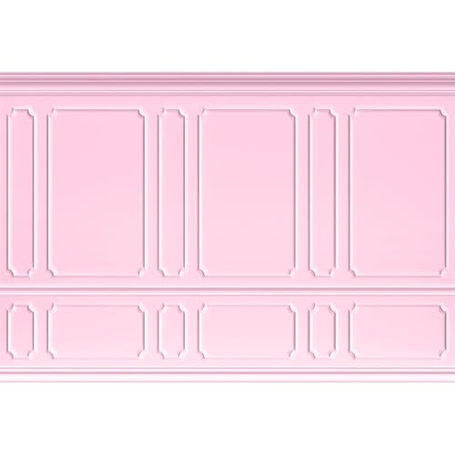 5x3ft Pink Room Interior Wall Backdrops for Photoshoot Classic Style Wall Empty Room Photo Background European Banner Backdrop Decor Photo Booth Birthday Party Supplies Wedding Props - color: pink, size: 5x3ft