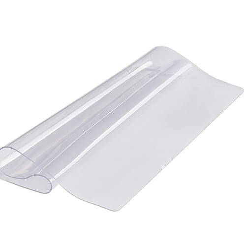 VEVOR Clear PVC Square Tablecloth, 12" x 12", 1.5mm Thick, Waterproof, Stain Resistant, Durable, Desk, Coffee Table, Dining Room Table - size: 12" x 12" (Square)