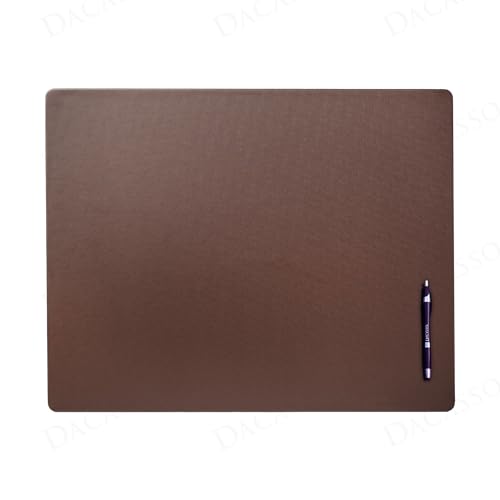 Dacasso Leatherette Conference Pads - color: Chocolate Brown, size: 19" x 24"