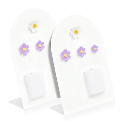 Desk Magnetic Message Board, Metal Bulletin/Memo Board with Magnetic Pen Holder and Flower Pins with Stand, Souvenir/Photo Display Board for Home, Office, Dormitory, Apartment, 8 * 11Inch (White) - color: White