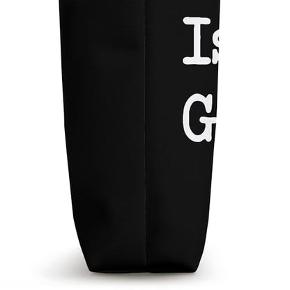 My Real Job Is Winning Games Funny Gamer Tote Bag
