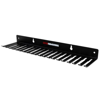 Gator Frameworks Wall Mountable Cable Hanger and Organizer with 19 Cable Slots, Ranges from 5-9mm Spaces (GFW-CABLEHANGER) - style: (19) Cable Slots
