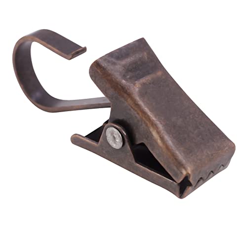 BIHRTC 25 Pack Curtain Clips Drapery Clips Curtain Hanging Clips for Hanging Camper Awning Light Christmas Decor Shower Home Decoration Indoor and Outdoor Photos Arts Crafts Display - color: Copper
