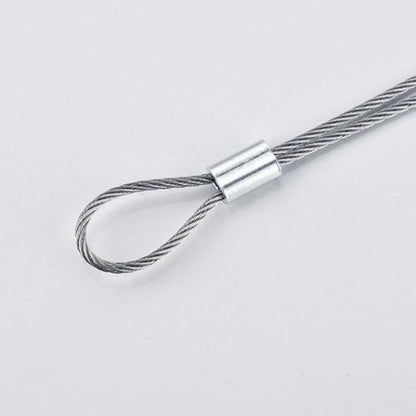 YAMASO 30pcs 1/4" Aluminum Crimping Loop Sleeve, Cable Ferrule Wire Rope Sleeves Loop Sleeve - size: 1/4"(30pcs)