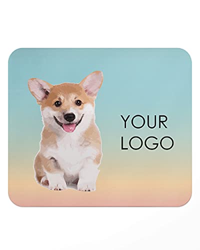Personalized Custom Mouse Pad – 2 Pack 8 x 9 inch Non-Slip Rubber Base Eco-Friendly Mat Desk Mousepad Keyboard Customized Photo Design Text Name Picture Gift (MPS0696, 8 X 9 Inches) - color: MPS0696