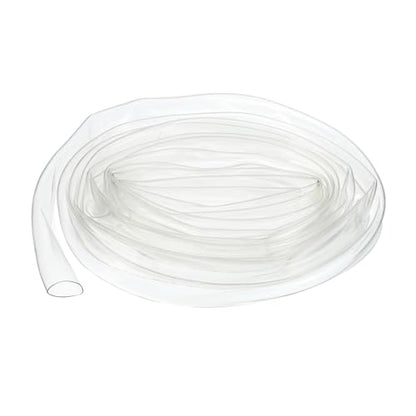 UXCell Clear PVC Tube Wire Harness Tubing, 1/2-inch(12mm) ID 10ft Sleeve for Wire Sheathing Protection - color: Clear, size: 12mm
