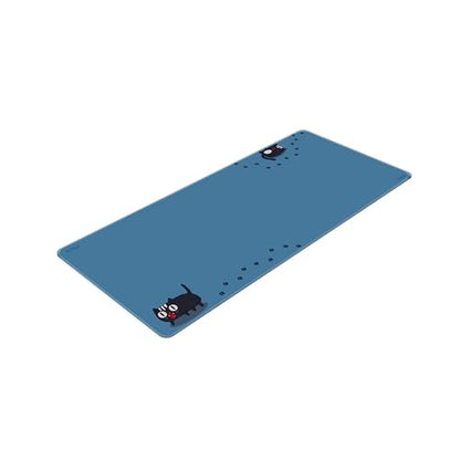 Pixio Mouse Pads - 36 x 16 inch XXL Deep Blue Cats Multifunctional Large Desk Mats for Gaming, Office, Desktop Anti-Slip Waterproof Washable Computer Mouse Mat - color: Blue Deep Blue Cats