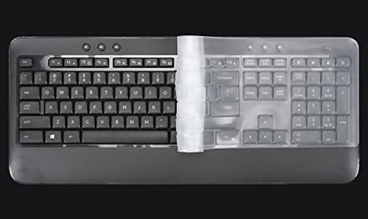 Keyboard Cover for Logitech MK540 Wireless Keyboard, Logitech MK540 Keyboard Skin Protector - Clear