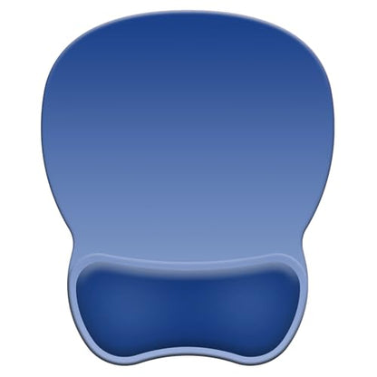 Ergonomic Mouse Pad with Wrist Rest, Comfortable Gel Concave Mouse Pad with Non-Slip Base, Pain Relief Mouse Pads with Smooth Wrist Support for Office & Home (Gradient Blue) - color: Gradient Blue