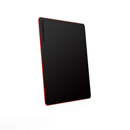 Mouse Pad, Resin Hard Surface Mouse Mat Polymer Silicone Bottom Gaming Mousepad No Smell Waterproof for Games, Office 24 x 20cm (9.5 x 7.8in) - size: S: 9.5 x 7.8 in