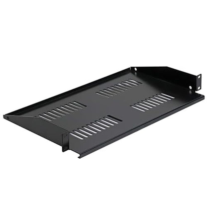 AEONS 1U Universal Server Shelf Rack Mount Vented Cantilever Center Mount Shelf 19" Server -10“ Depth Fixed Server Rack Cabinet Shelf-2 Pack - style: 1U-10" Vented