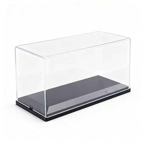Model Car Display Case, 1:32 Scale Acrylic Display Box for Cars, Stackable Dustproof Storage Boxes for Collectibles, Figures and Memorabilia, 7.5 x 3.3 x 3.3 inch - size: 7.5 x 3.3 x 3.3 inch