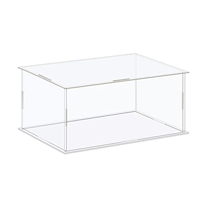 MECCANIXITY Acrylic Display Case Box Clear Dustproof Protection Showcase 6.3x4.3x4.3 Inch for Collectibles Display - size: 6.3x4.3x4.3 Inch