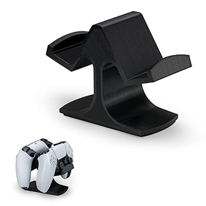 Dual Game Controller Desktop Holder Stand - Universal Design for Xbox ONE, PS5, PS4, PC, Steelseries, Steam & More, Reduce Clutter UGDS-03 (Black) - color: UGDS-03 Black