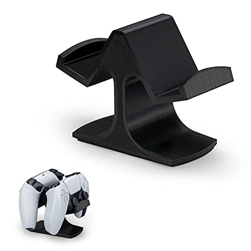 Dual Game Controller Desktop Holder Stand - Universal Design for Xbox ONE, PS5, PS4, PC, Steelseries, Steam & More, Reduce Clutter UGDS-03 (Black) - color: UGDS-03 Black