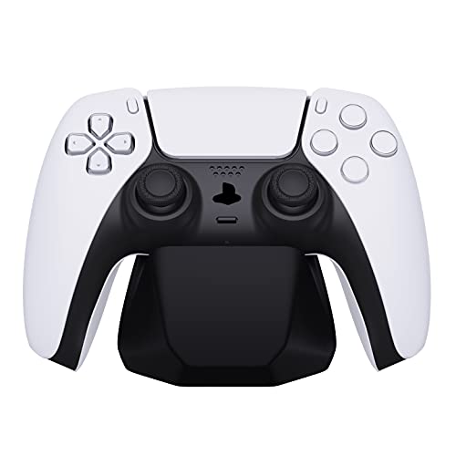 PlayVital Universal Controller Stand for Nintendo Switch 2 Pro & Switch Pro, Gamepad Stand for ps5 & ps4 Controller, Display Stand Holder forXbox Series X/S Controller – Solid Black - color: Solid Black
