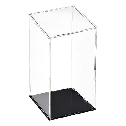 uxcell Acrylic Clear Display Case Box Dustproof Protection Showcase Cube Collectibles Show Box 5.9x5.9x11.8inch - size: 5.9x5.9x11.8inch