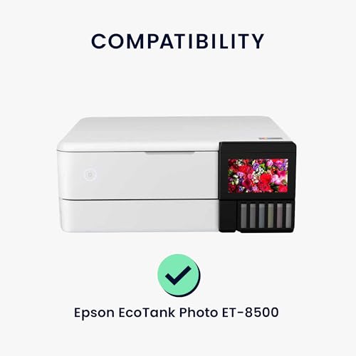 kwmobile Dust Cover Compatible with Epson EcoTank Photo ET-8500 - Printer Case - Fabric Protector Cover - Dark Grey