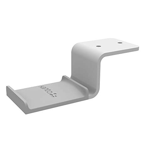 Kanto HH Universal Under Desk Headphone Hook - White - Solid Steel Construction - Mount using 3M adhesive or 2 included screws - color: White