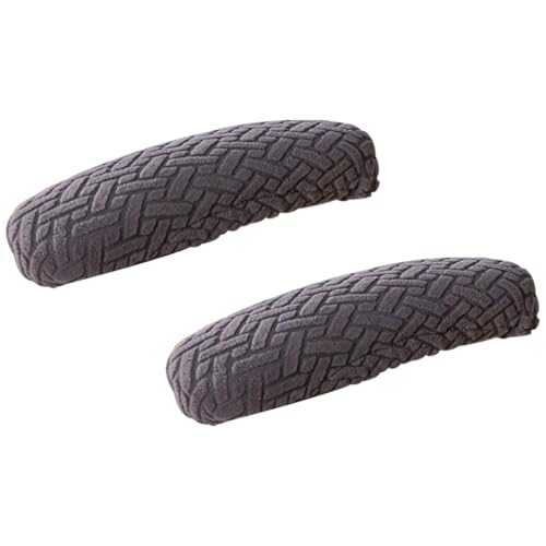 1 Pair Office Chair Armrest Covers Stretch Jacquard Computer Chair Arm Pad Covers Removable Arm Slipcovers Protectors for Office Computer, Desk, Gaming Chairs Gray - color: Grey, size: 1 Pair