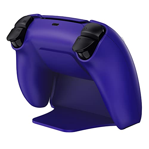 PlayVital Controller Display Stand for ps5, Gamepad Accessories Desk Holder for ps5 Controller with Rubber Pads - Galactic Purple - color: Galactic Purple