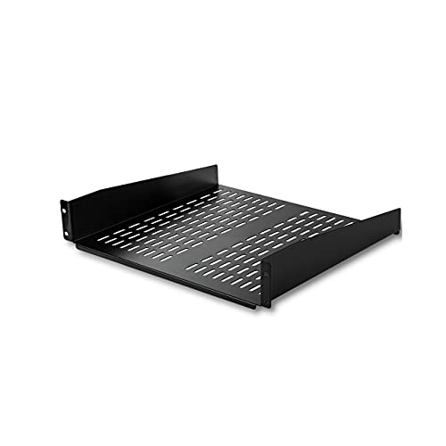 StarTech 2U Vented Cantilever Rack Shelf, 16in Deep, 50lb, TAA (CABSHELFV) - size: 16"