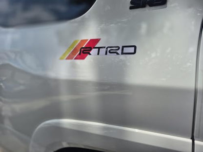 RTRD Sticker Decal – 10" × 3" High-Gloss Weatherproof Vinyl, Bubble-Free Automotive Grade. (1, 2) - size: 2