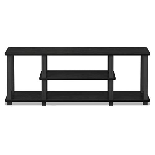Furinno ‎20 Pounds Turn-N-Tube No Tools 3D 3-Tier Entertainment TV Stand up to 50 inch TV, Square Tubes, Americano/Black - color: Americano/Black, size: 50 inch