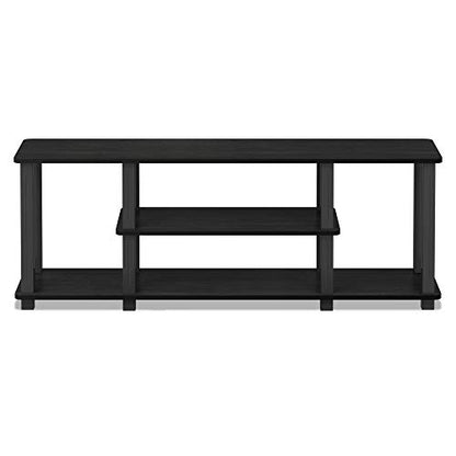 Furinno ‎20 Pounds Turn-N-Tube No Tools 3D 3-Tier Entertainment TV Stand up to 50 inch TV, Square Tubes, Americano/Black - color: Americano/Black, size: 50 inch