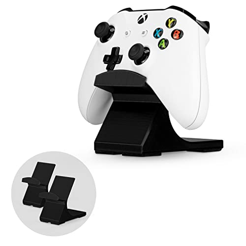 Game Controller Desktop Holder Stand (2 Pack) - Universal Design for Xbox ONE, PS5, PS4, PC, Steelseries, Steam & More, Reduce Clutter UGDS-05 by Brainwavz - color: UGDS-05 Black