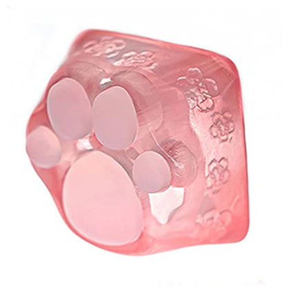 SYA Cute Cat-Claws Keycap 3D Model OEM Profile Keyboard Key Cap for Cherry MX Switches Mechanical Gaming Keyboard Catpaw ESC-Key Keycap (Translucent-Pink, 1pcs) - color: Translucent-Pink-1pcs