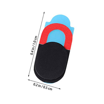 Uonlytech Oval Webcam Privacy Cover Slider 6-Pack for Laptop Tablet Phone Camera Privacy Protector Easy Slide Compact Design