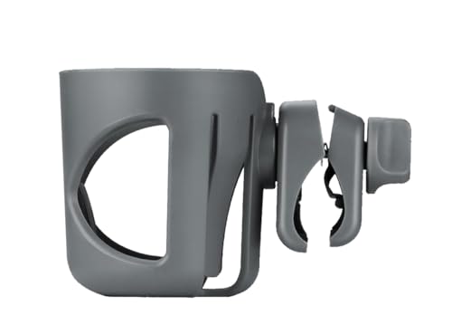 New Stroller Cup Holder for Stanley Quencher H2.0 (30 & 40 Oz. Models), Also Compatible with Stanley IceFlow (20 & 30 Oz. Models) - Gray - color: gray